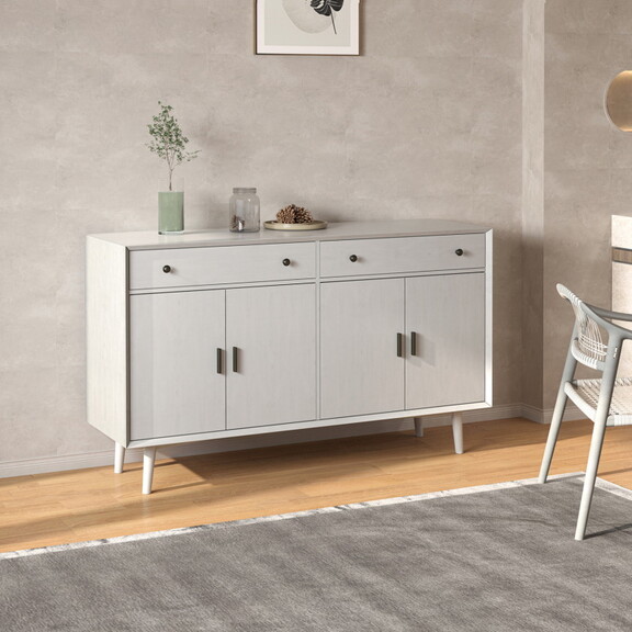 Flavien 58 Wide 2 Drawer Sideboard PEBBLE