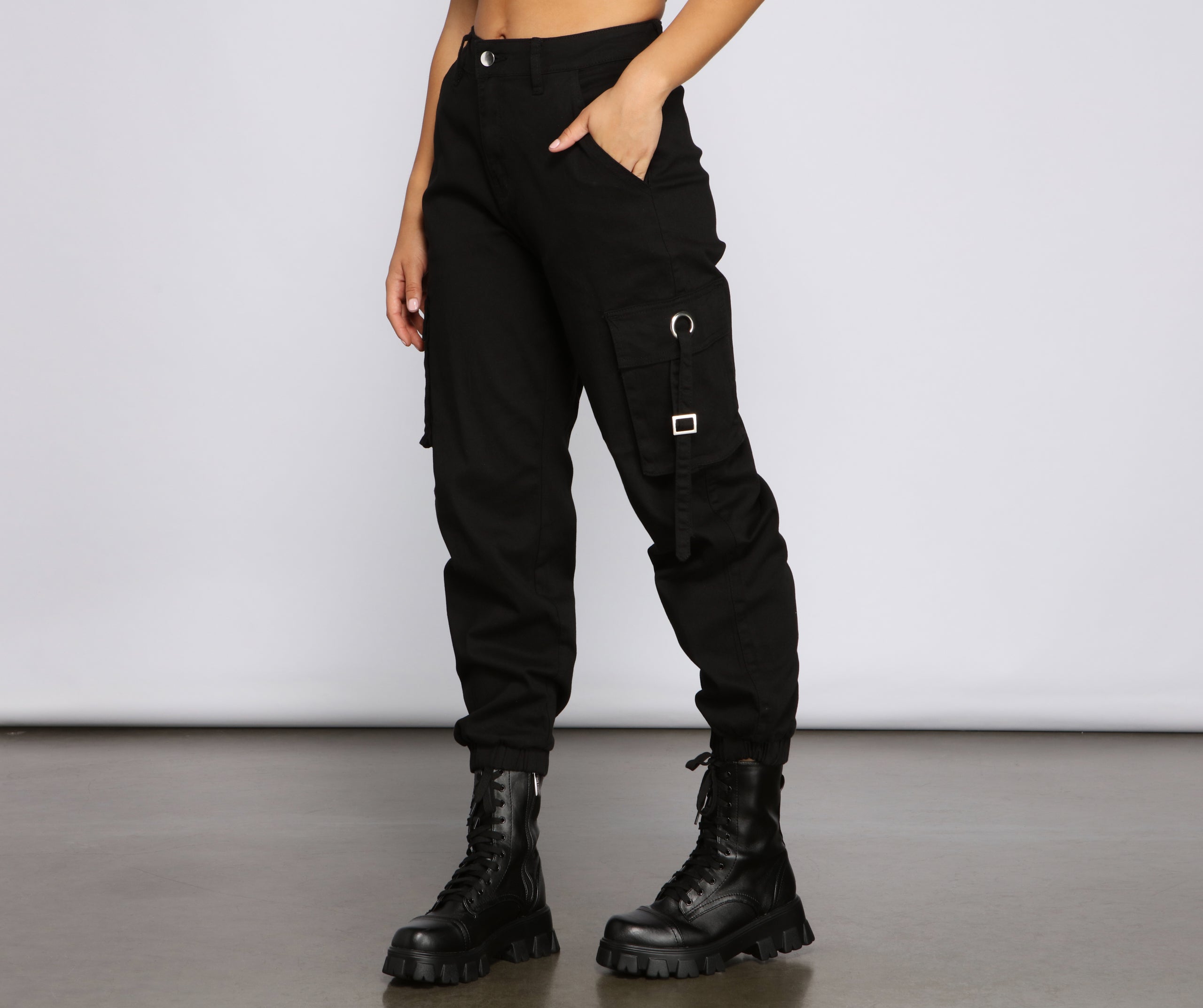 Casual Chic Cargo Jogger Pants