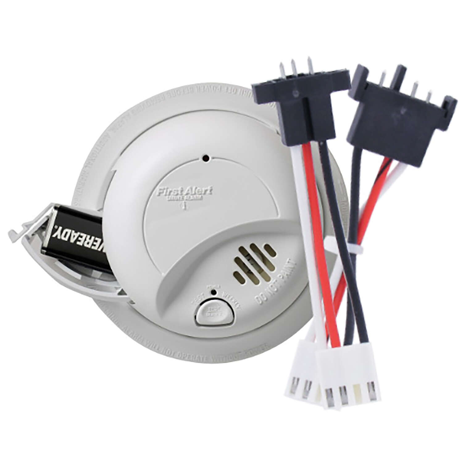 First Alert Hard-Wired w/Battery Back-up Ionization Smoke/Fire Detector