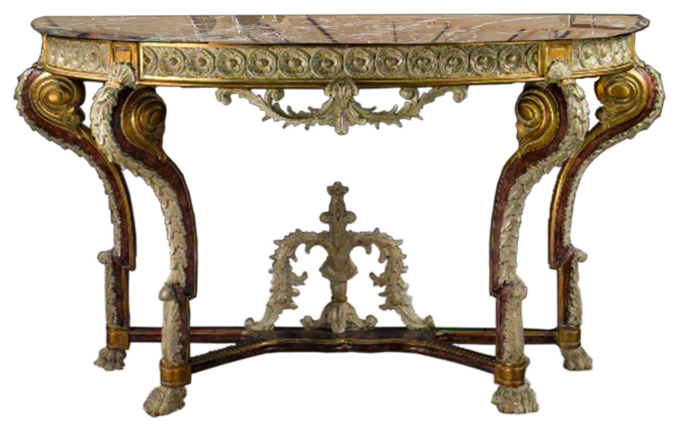 Rosia 62 quotConsole Table   Victorian   Console Tables   by Infinity Furniture  Houzz