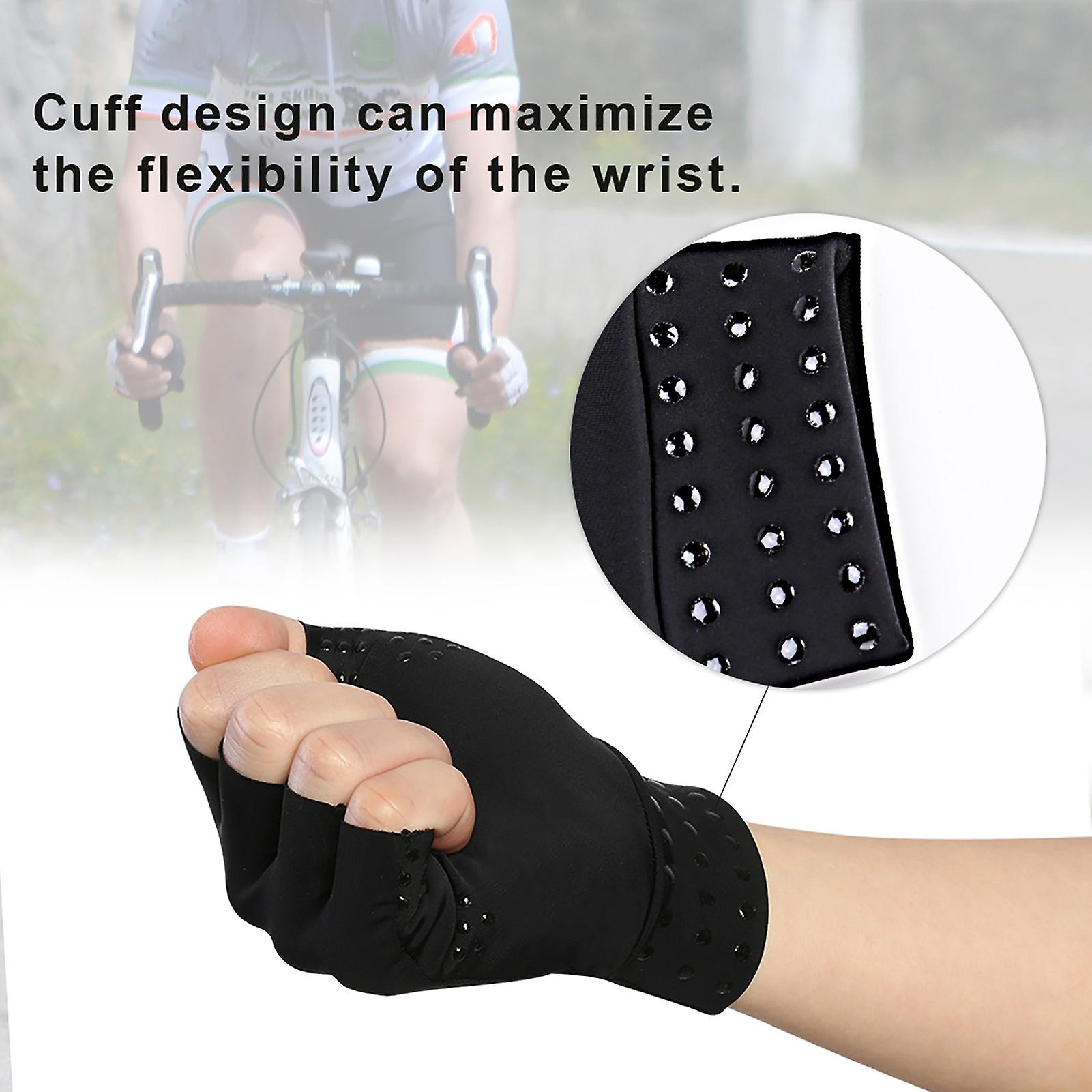 Arthritis Anti-edema Magnetic Gloves Rheumatoid Hand Pain Health Compression Therapy Black