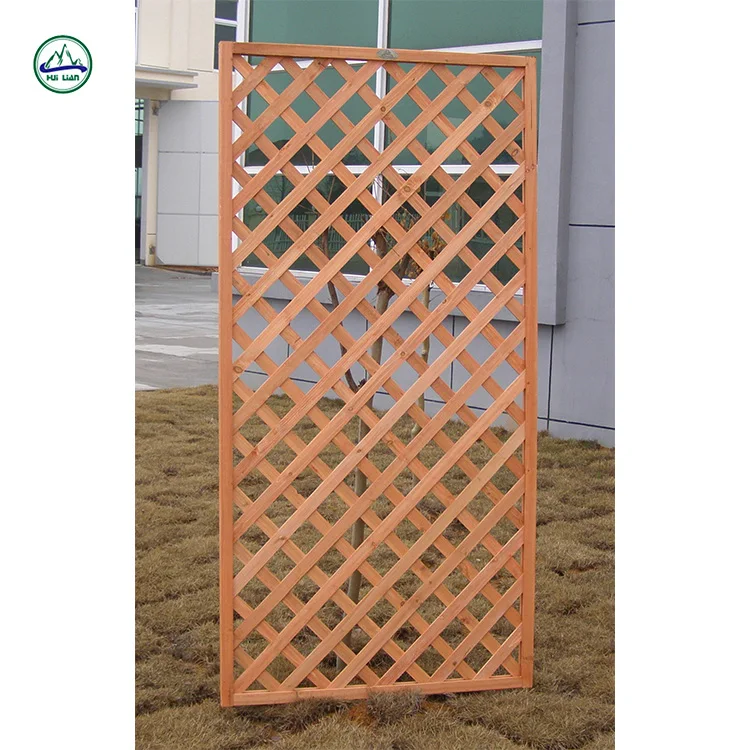 2018 Garden Supplies Folding wooden garden lattice fence for decorative lattice