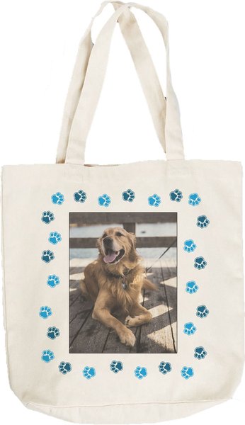 Tribe Socks Personalized Custom Dog and Cat Photo Paw Themed Tote Bag