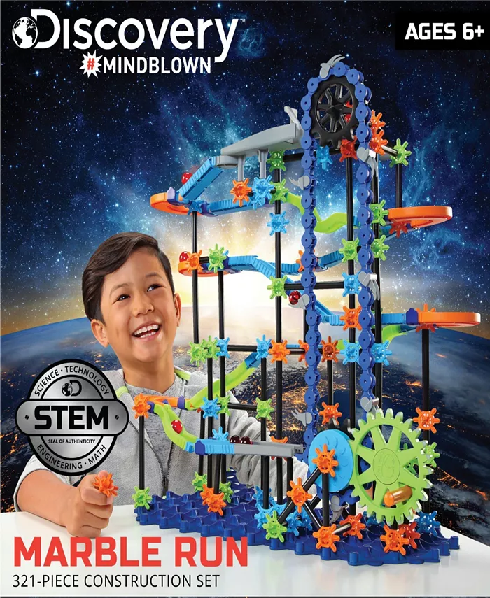 Discovery #MINDBLOWN Marble Run 321 Piece Construction Set