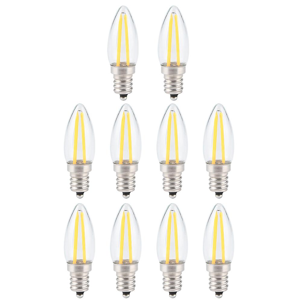 10Pcs E12 1.5W AC230V Long ment Mini LED Light Bulbs for Home Car Landscape Lighting