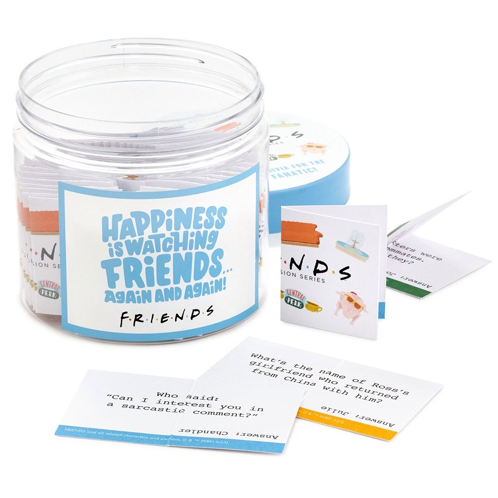 Hallmark  Friends Trivia Cards Jar