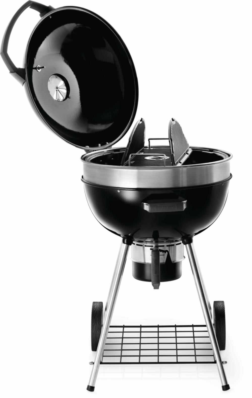 PRO Charcoal Kettle Grill， Black ;