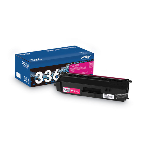 Brother TN336M High-Yield Toner， 3，500 Page-Yield， Magenta