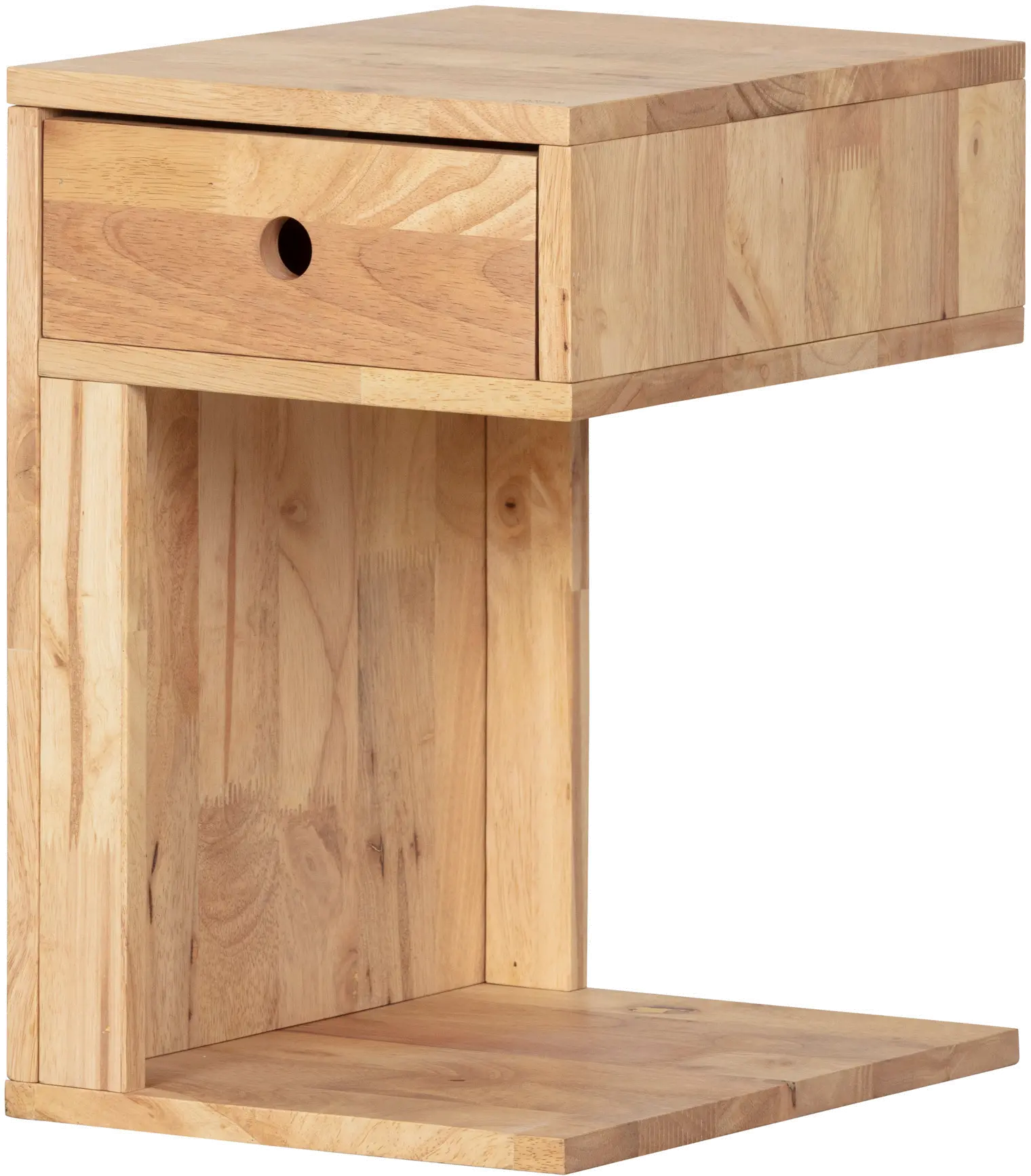 Sweedi Natural Wood 1-Drawer Nightstand - South Shore