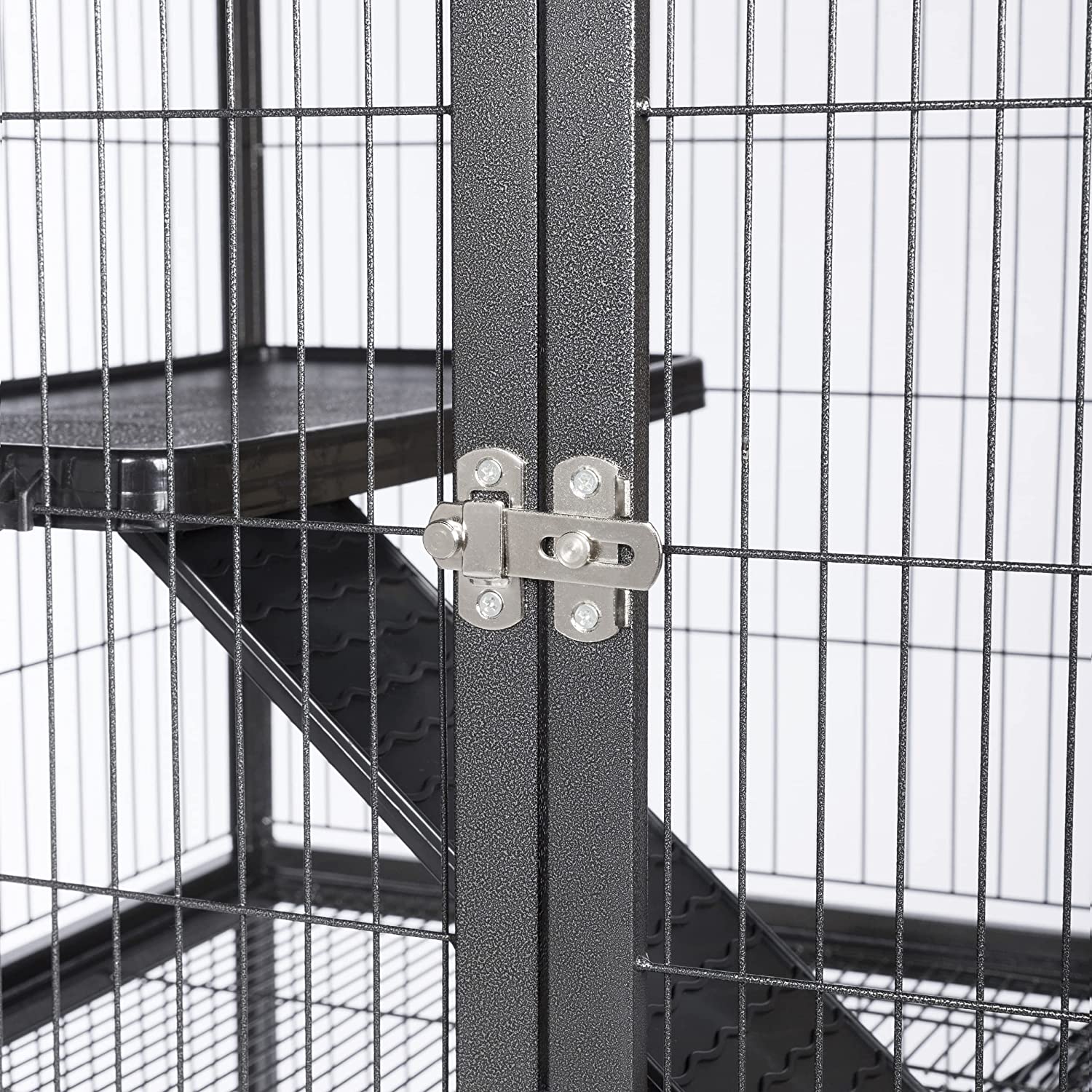 Prevue Hendryx Black Feisty Ferret Cage， Black Hammertone