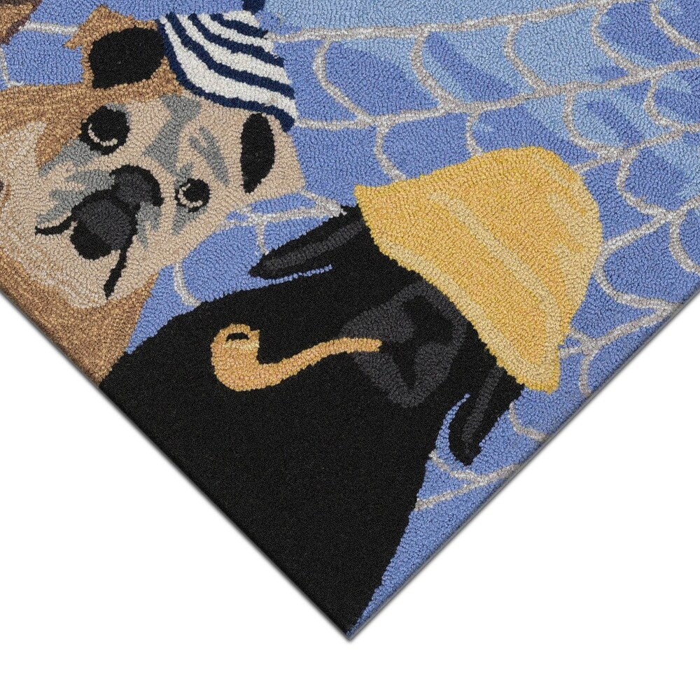 Liora Manne Frontporch Arrf Ye Mateys Indoor/Outdoor Rug