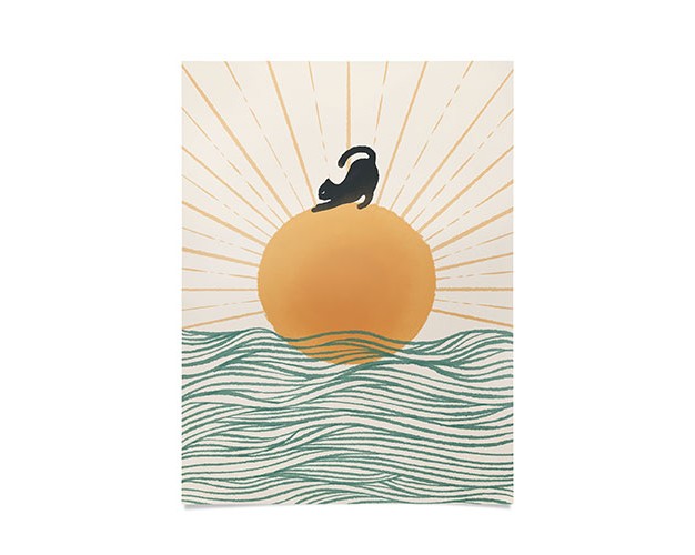 Jimmy Tan Good Morning Meow 7 Sunny Day Poster Society6