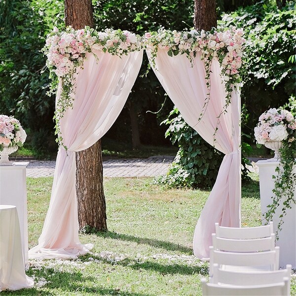 Solid Garden Wood Arch Backdrop Stand Flower Archway for Wedding Ceremony Decor