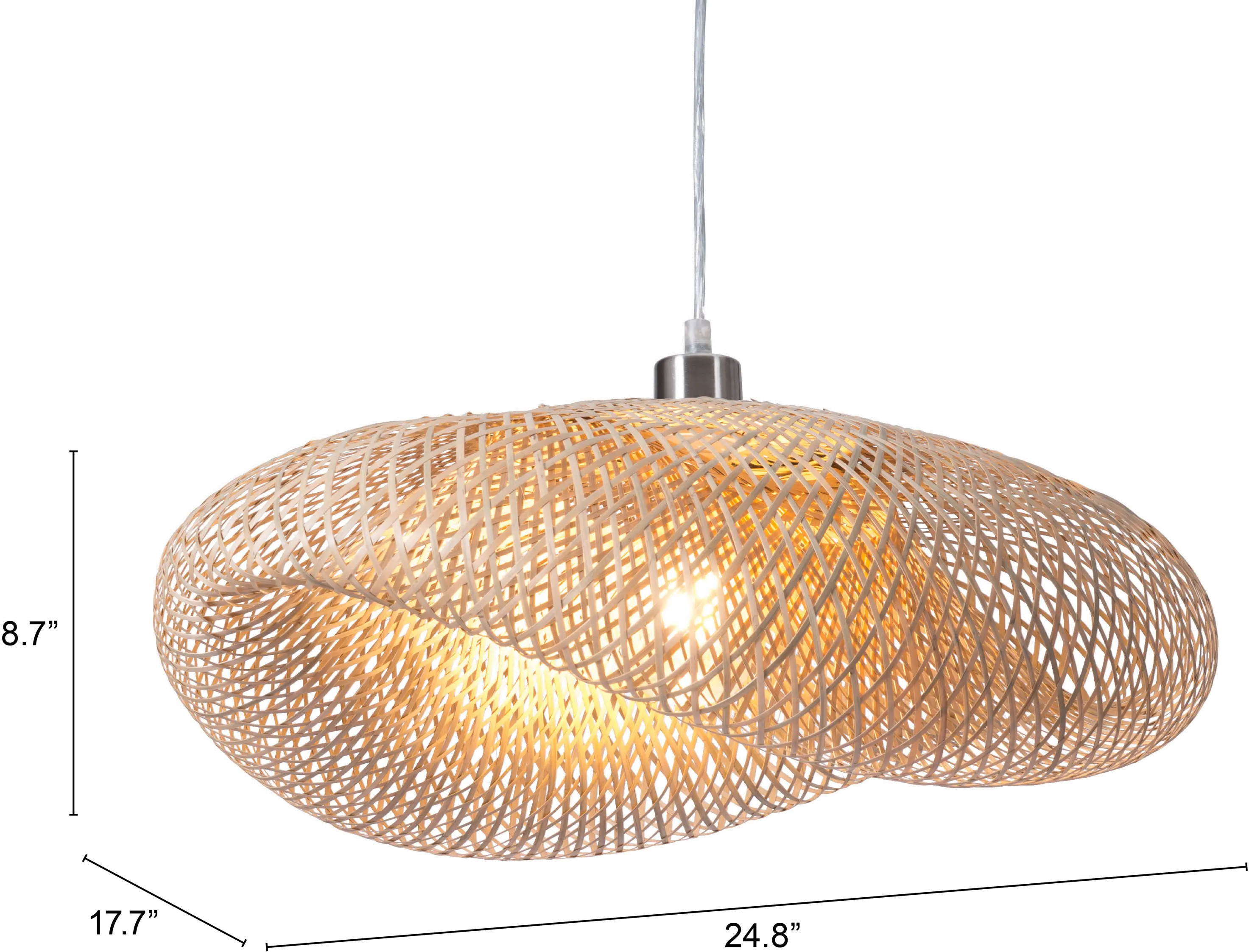 Natural Woven Ceiling Lamp - Weekend