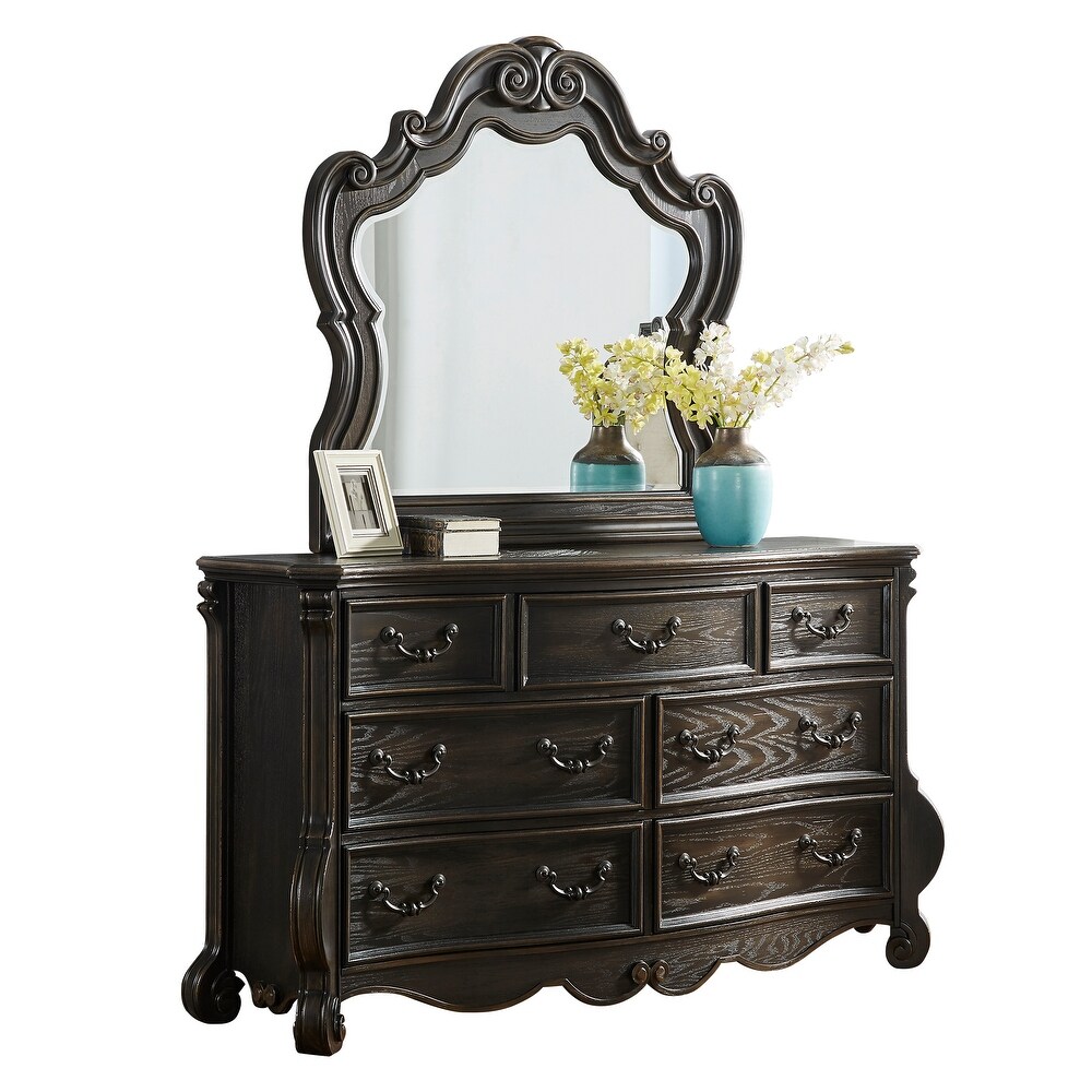 Gracewood Hollow Raymond Rich Molasses Dresser and Mirror