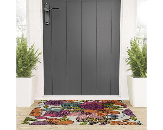 Valentina Ramos Lila Welcome Mat Society6