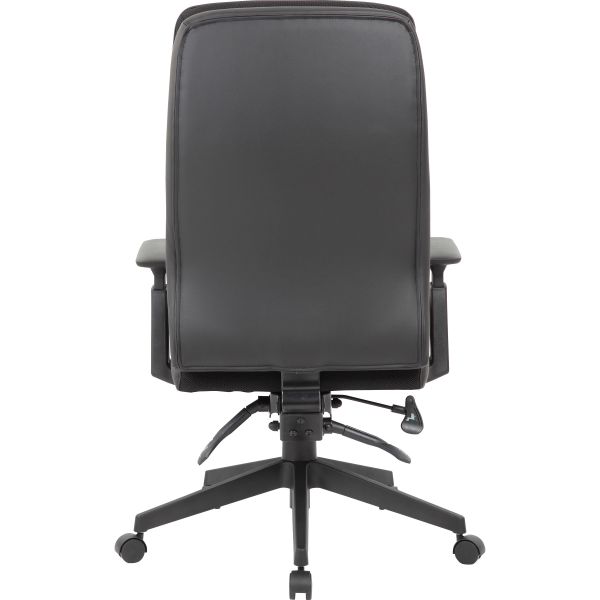 Lorell Premium Vinyl High-back Executive Chair