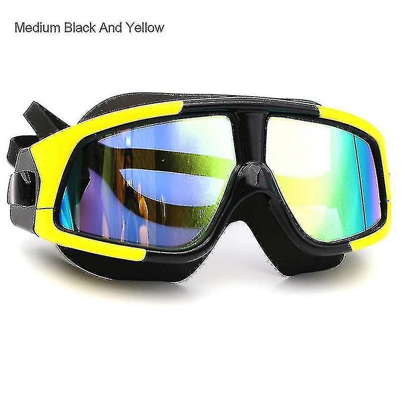 Adult Swimming Goggles Anti Fog Hd Diving Goggles Silicone Large Frame Water Glasses For Women Men