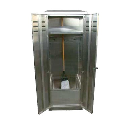 John Boos PBJC-252284-2D Stainless Steel Enclosed Mop Sink Cabinet， 25