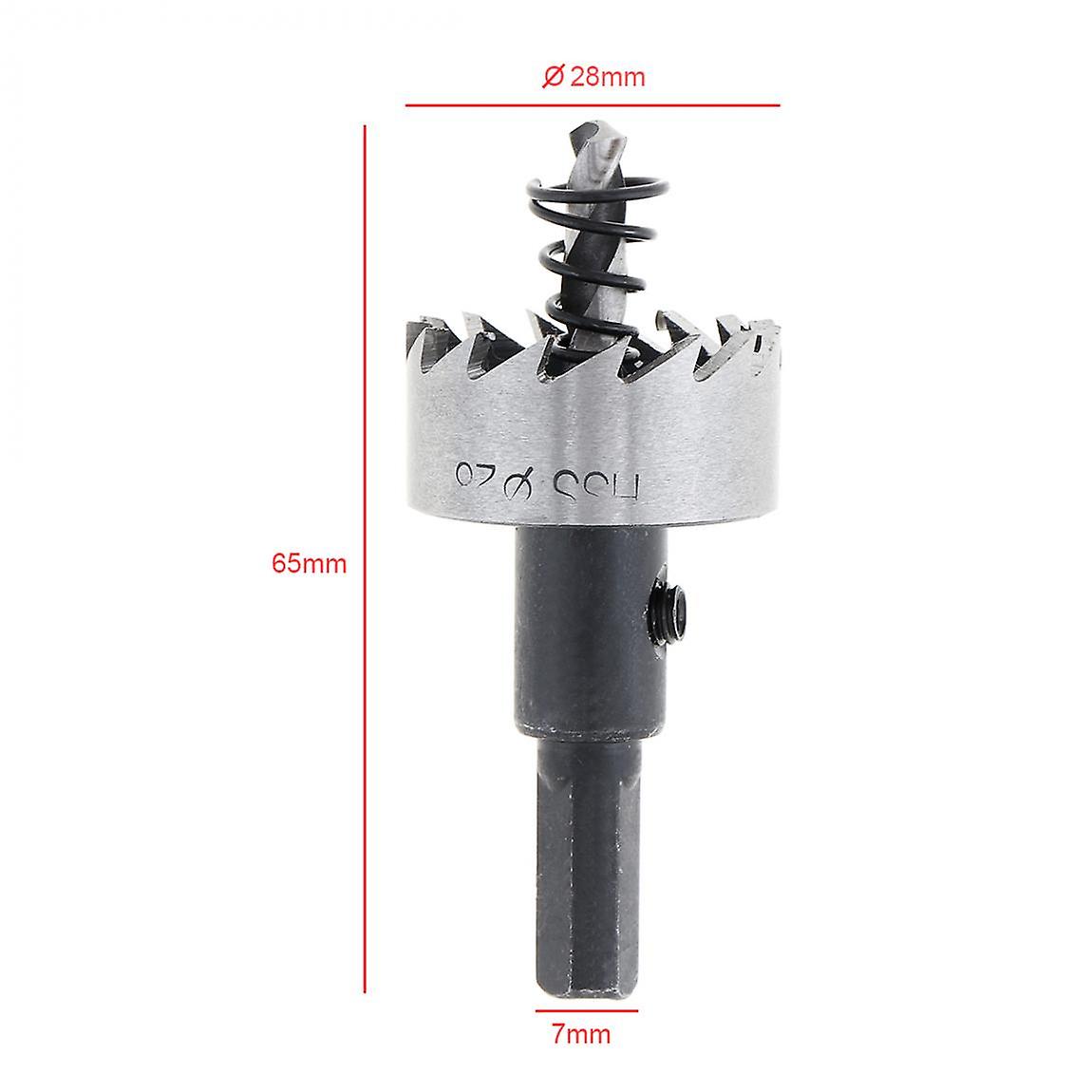 Born Pretty 28mm Hss Drill Bit Hole Saw Twist Drill Bits Cutter Power Tool Metal Holes Drilling Kit Carpentry Tools For Wood Steel Iron