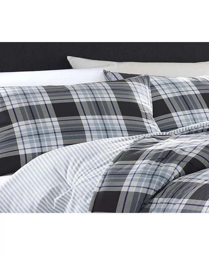 Eddie Bauer Lewis Plaid Atlantic Twin Comforter Set