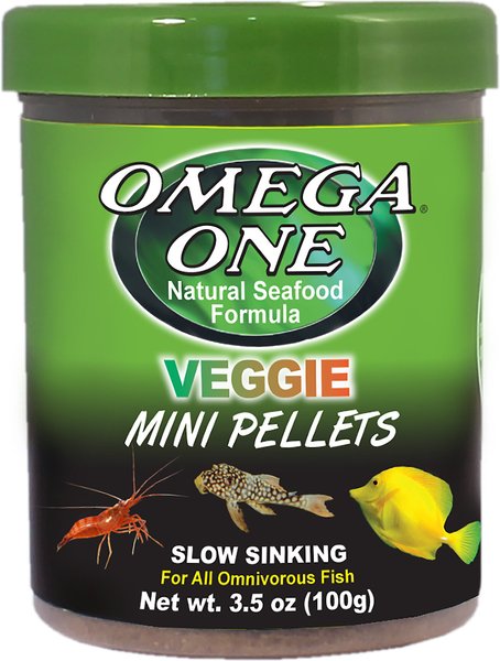 Omega One Veggie Slow Sinking Mini Pellets Fish Food