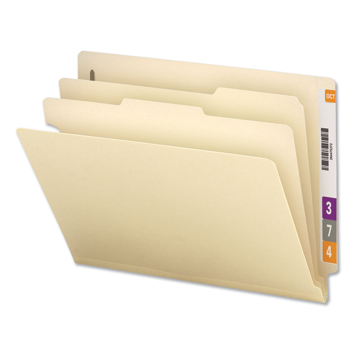 Six-Section Manila End Tab Classification Folders by Universalandreg; UNV16150