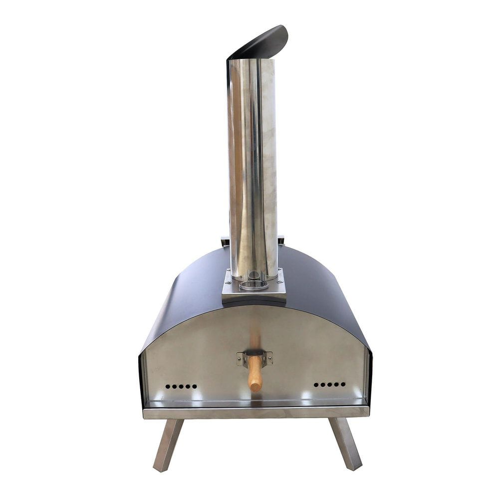 matrix decor 15.7 in. Wood Burning Stainless Steel Portable Outdoor Pizza Oven with Complete Accessories for Outdoor Cooking MD-BQ62816415