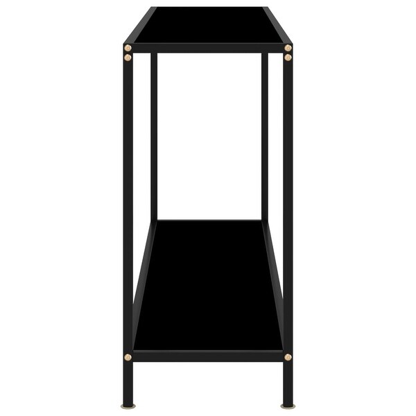 vidaXL Console Table Black 55.1