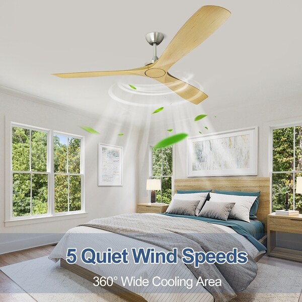 Remote Ceiling Fan 5 Speeds Flush Mounted Shopping - The Best Deals on Ceiling Fans | 41708525