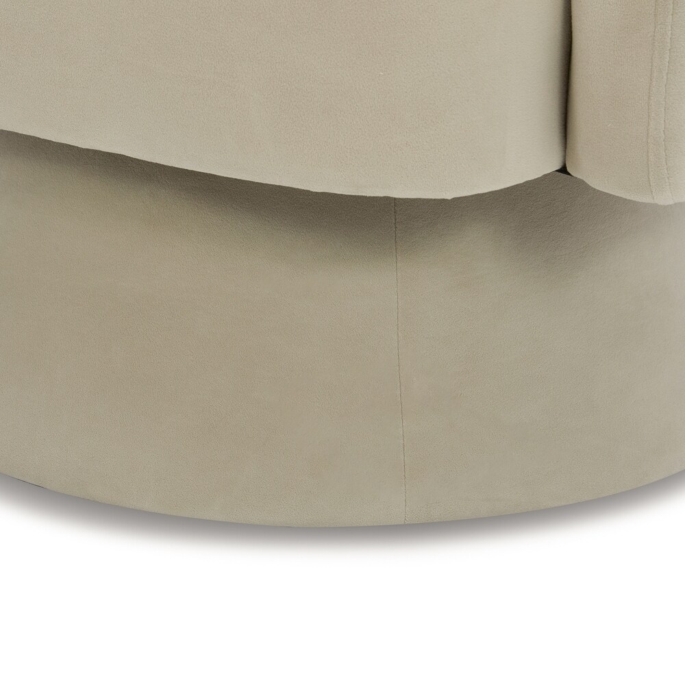 Jamie Swivel Fabric Accent Chair