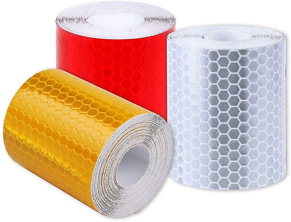 3pcs Reflective Tape， Safety Warning For Night Use