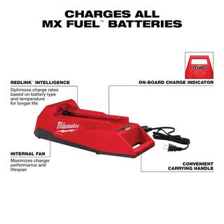 MW MX FUEL Lithium-Ion REDLITHIUM BOLT-ON Expansion Kit with 2 XC406 Batteries and Charger MXFC-2XC