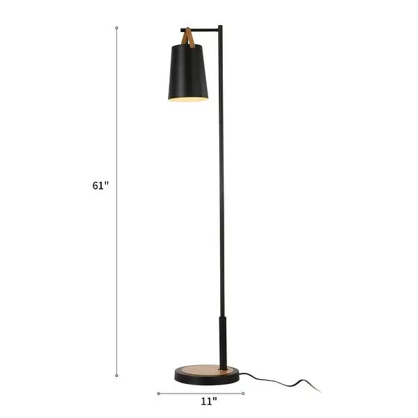 Cedar Hill 61-in Arched Floor Lamp with metal shade