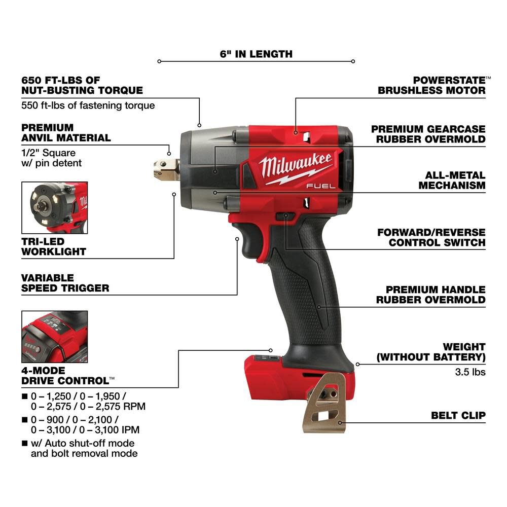 Milwaukee M18 FUEL 1/2