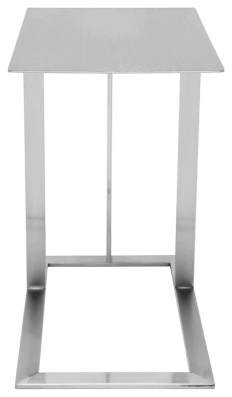 Miriam Stainless Steel Side Table   Contemporary   Side Tables And End Tables   by Rustic Home Furniture Deco  Houzz