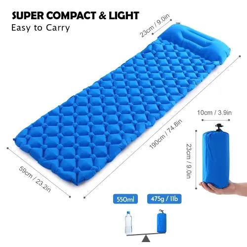 outdoor air camping grass mats mattress ultra leicht camping and sleeping pad foam sleeping pad for camping 2 person