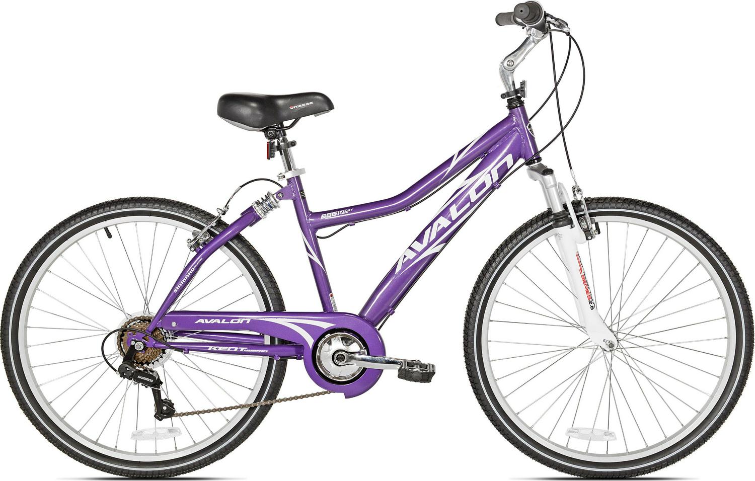 Kent Bicycle 26 In Avalon Comfort Women8217s Full Suspension Hybrid Bike Purple  Crowdfused