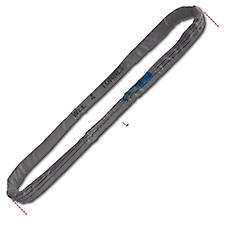 Beta 081770020 8177 SV2 - L1 Round Slings Grey 4t Hi-Ten Belt 4000kg 1 Metre