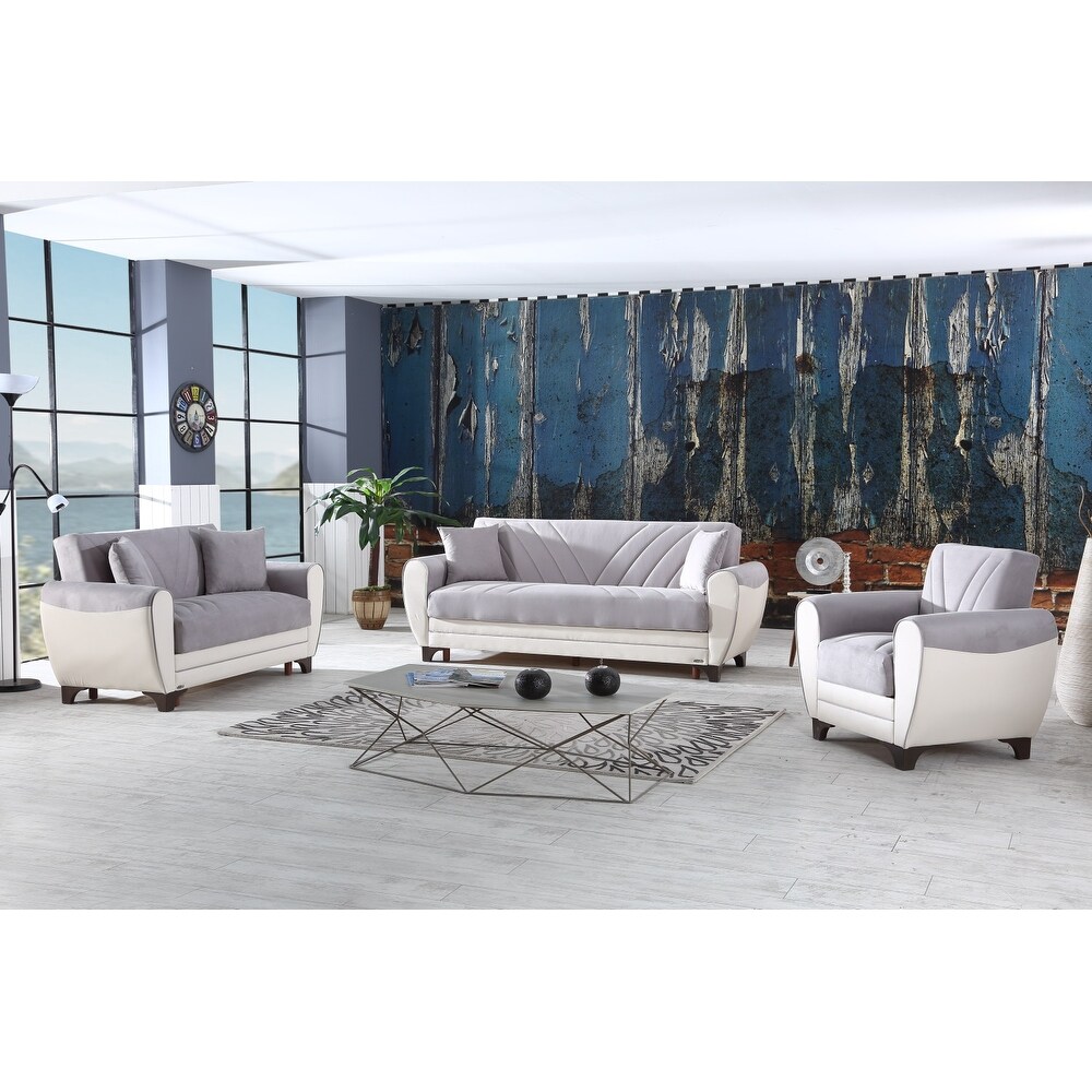 Fonxy 3 piece Living Room  Sofa  Loveseat And Arms Chair Set