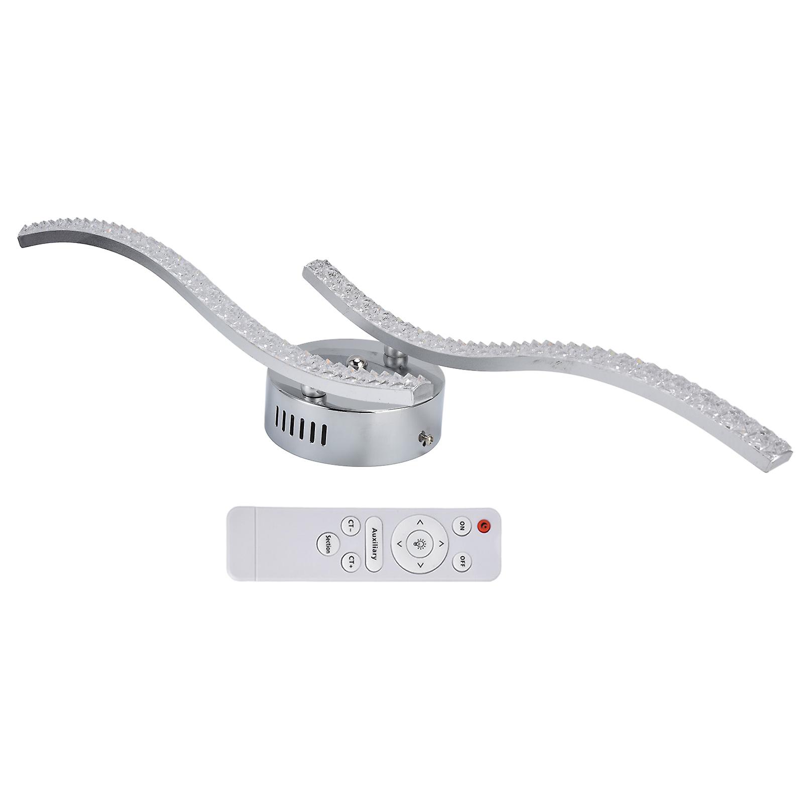 Led Ceiling Light 3 Color Remote Control Dimming Wavy Ceiling Lamp For Living Room Bedroom Ac85265v