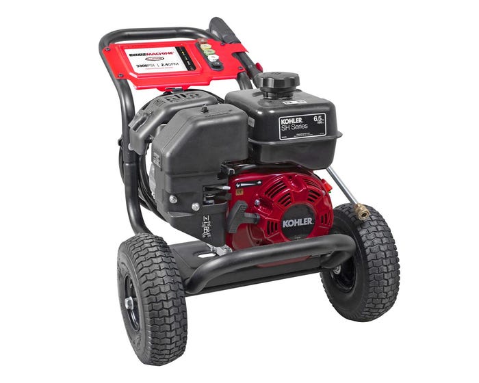 Simpson PowerShot 3300-PSI 2.4-GPM Cold Water Gas Pressure Washer with Kohler Engine - 61117