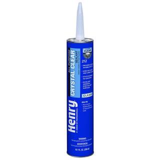 Henry 212 All Purpose Crystal Clear Sealant Caulk 10.1 fl. oz. HE212202