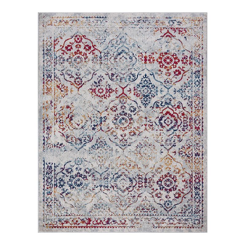 KHL Rugs Tiera Transitional Damask Area Rug