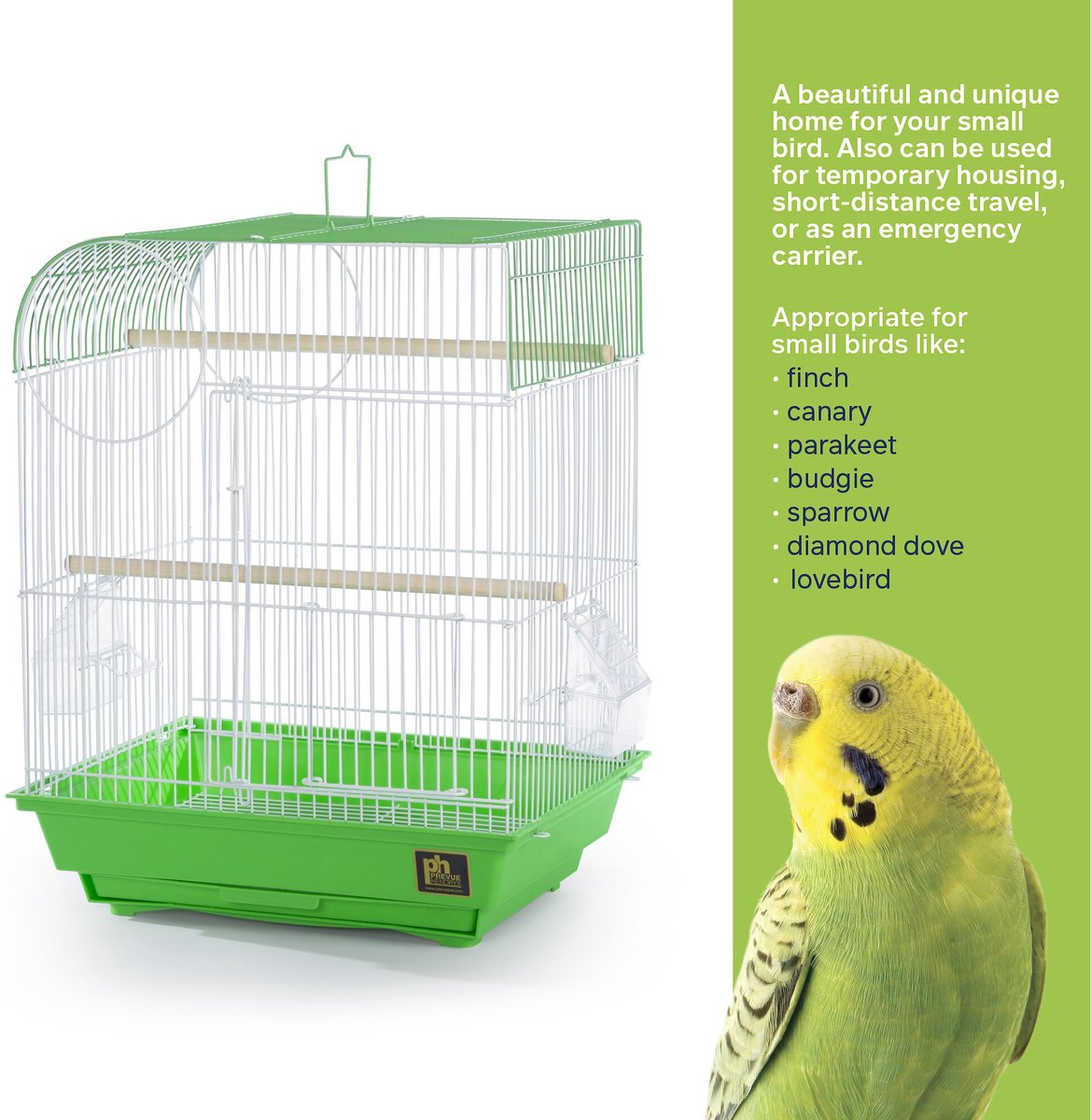 Prevue Pet Products Southbeach Flat Top Bird Cage