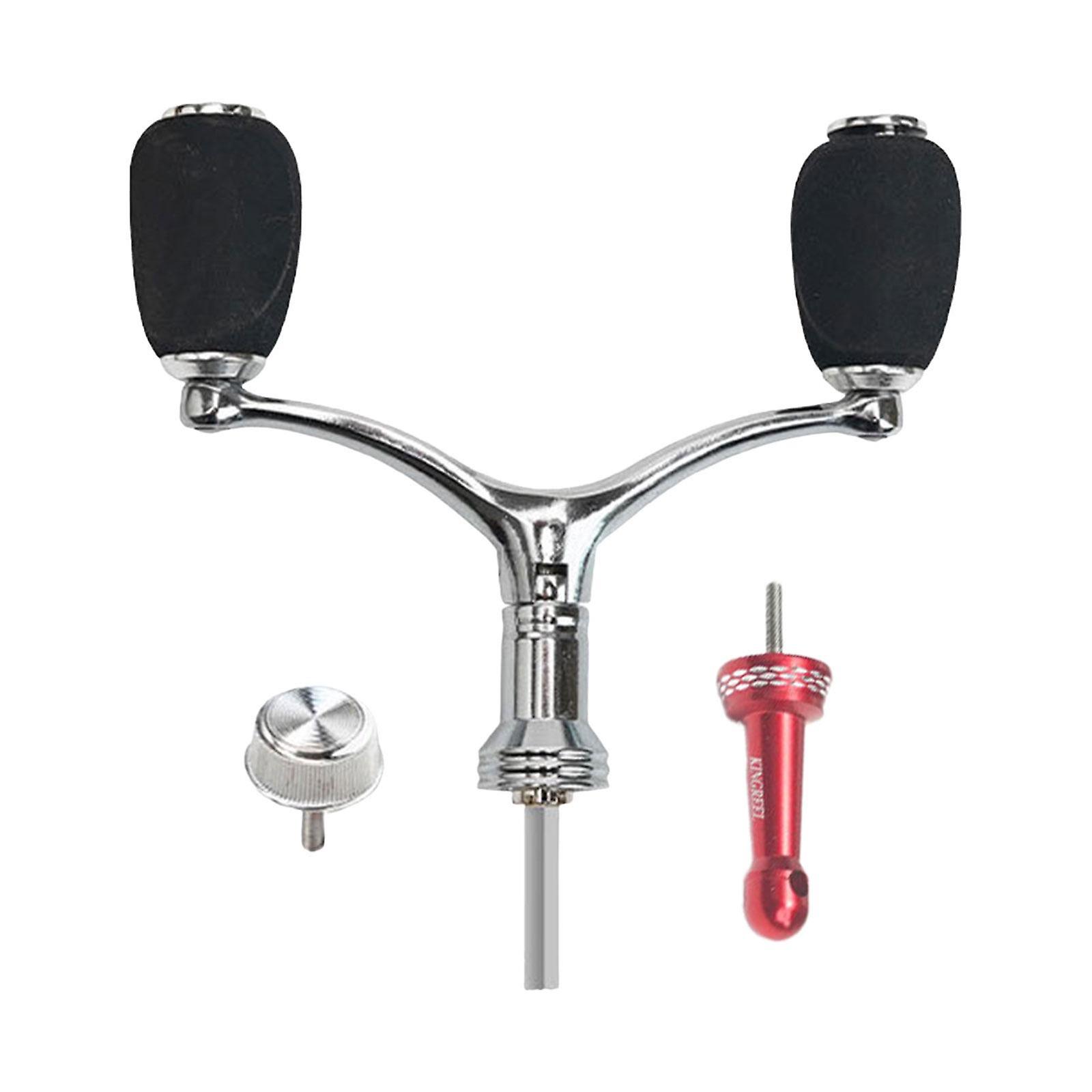 Fishing Reel Handle Crank Arm For Ocean Rock Fishing Lake Ocean Boats Fishing Red Balanced Rod