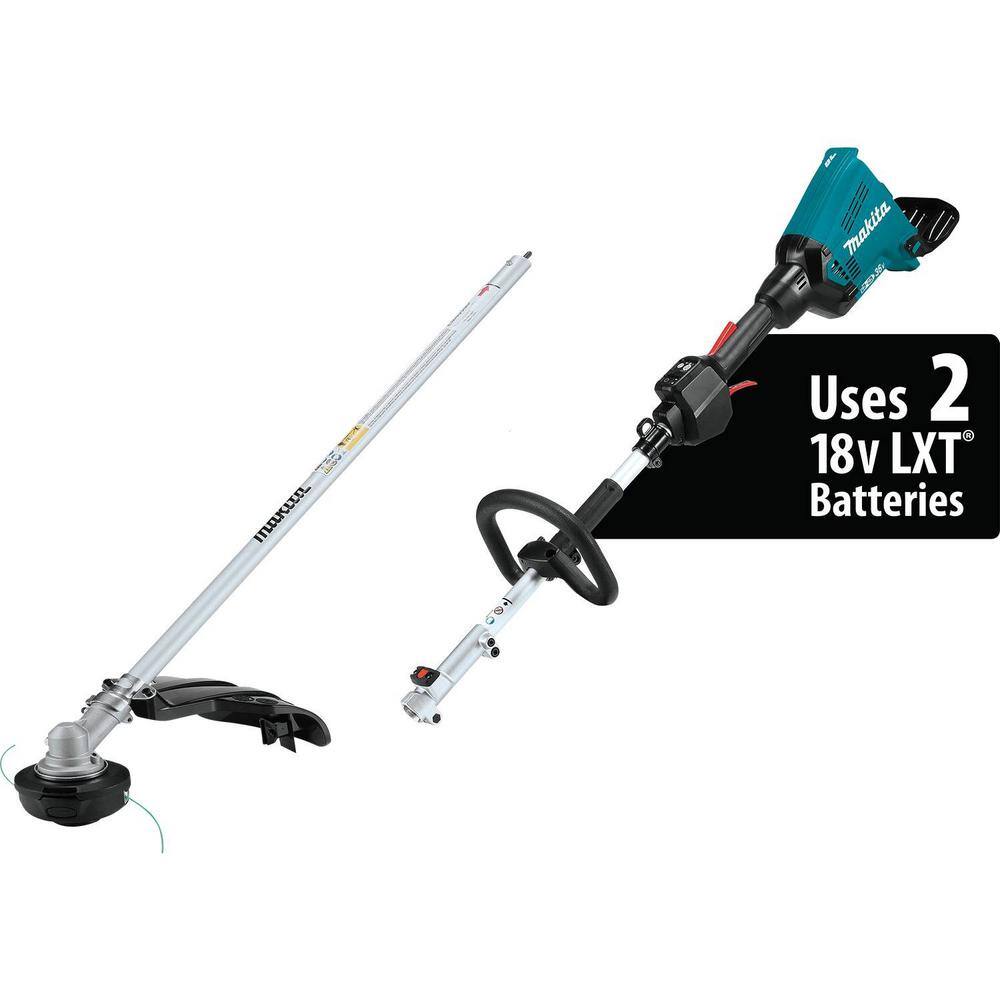 Makita 18V X2 (36V) LXT Brushless Couple Shaft Power Head Kit with Trimmer Attachment with Bonus Round Trimmer Line XUX01M5PTT03408