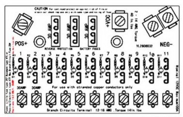 Parallax Power Supply M036 7100 002 11 Position Fu...