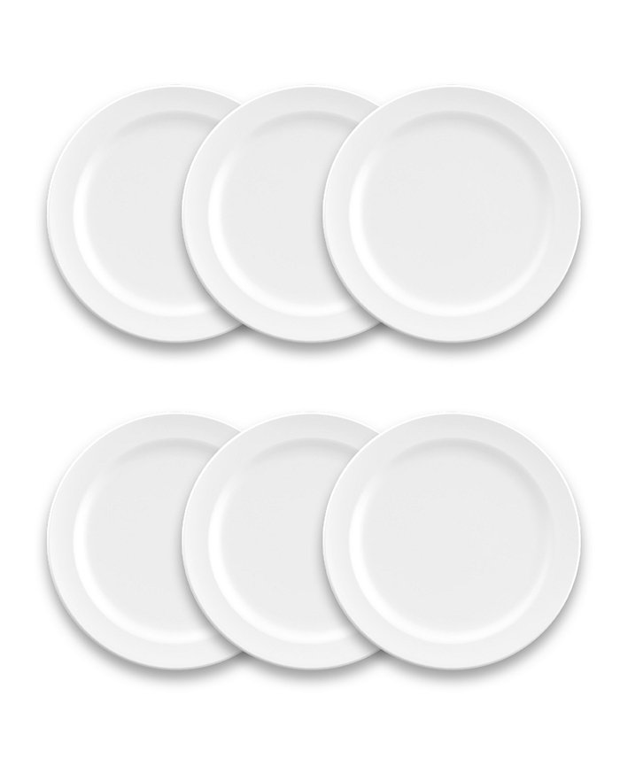 TarHong Melamine Edge Matte  Salad Plate Set of 6