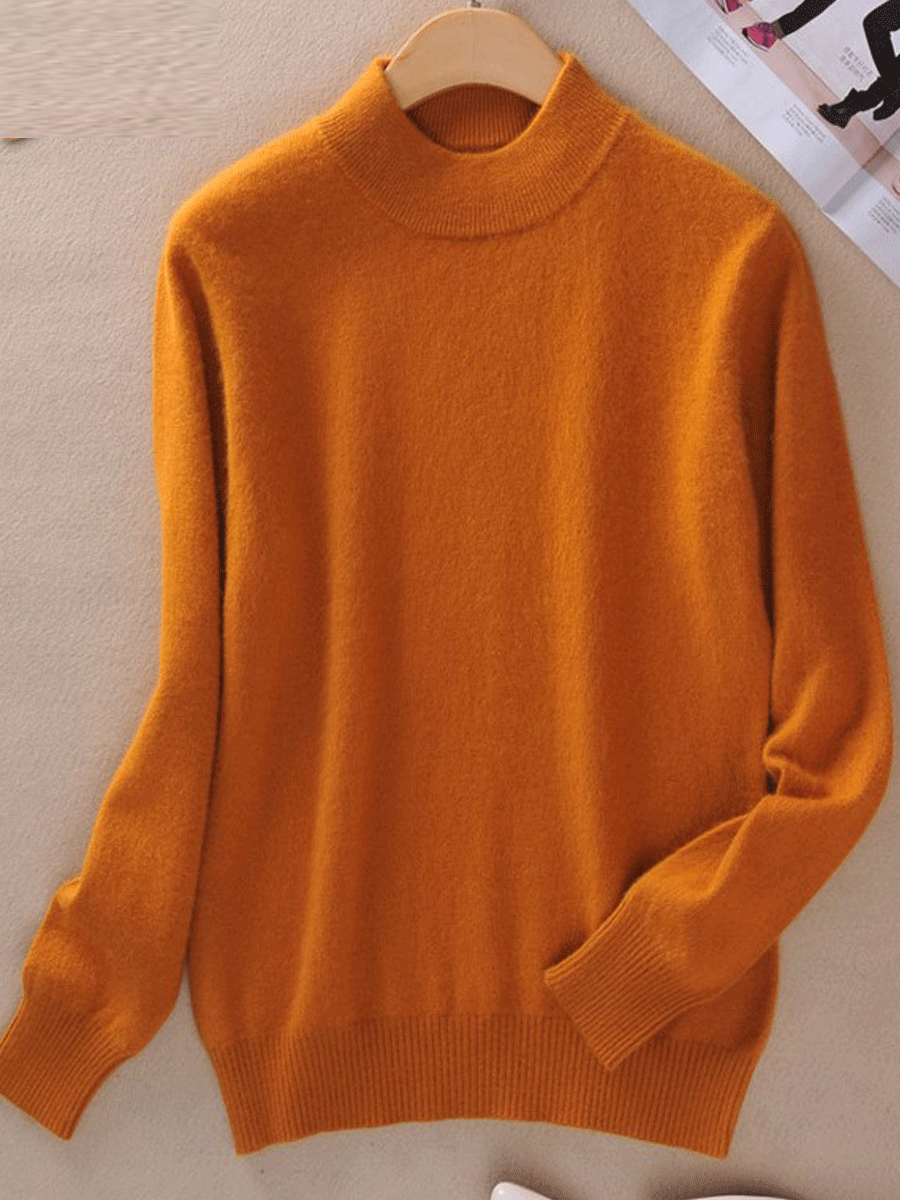 47% Off Women's Half-High Collar Sweater Pullover